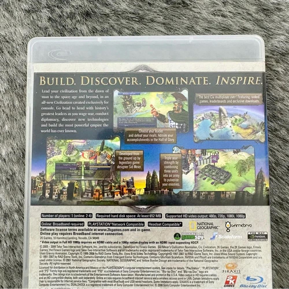 Sony Civilization Revolution for PlayStation 3 - PS3 Complete Game